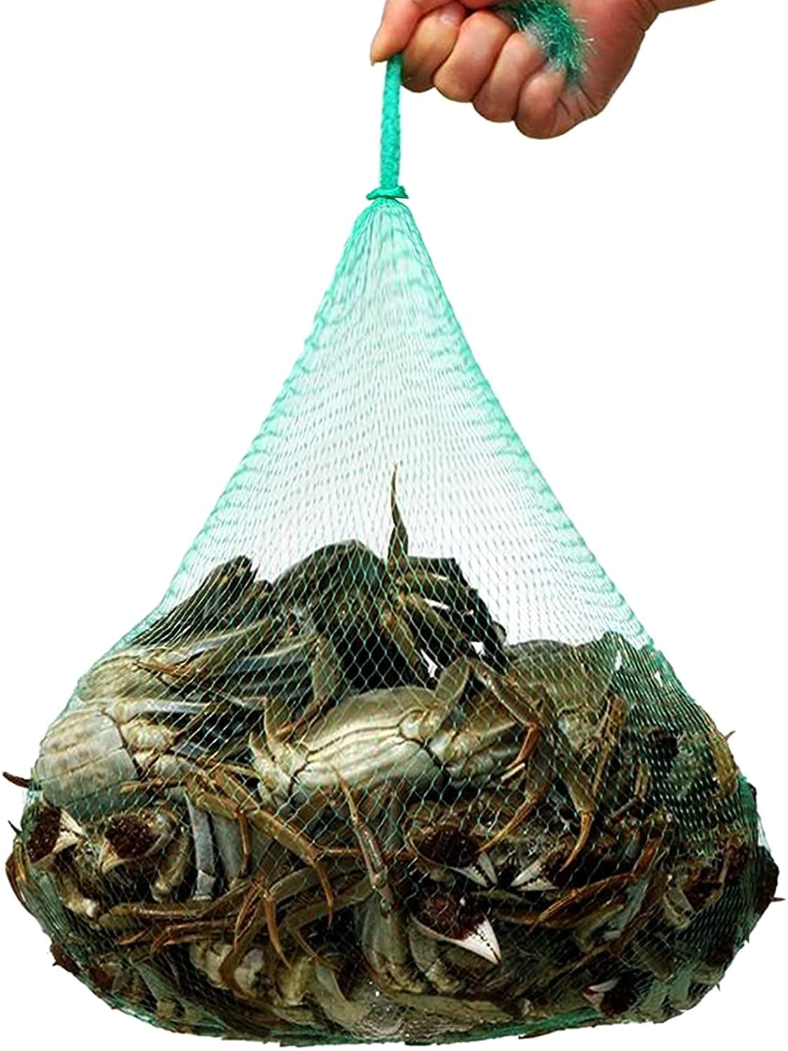 Plastic Mesh Produce Bags, 12 Inch Seafood Boil Bags for Crawfish Crab