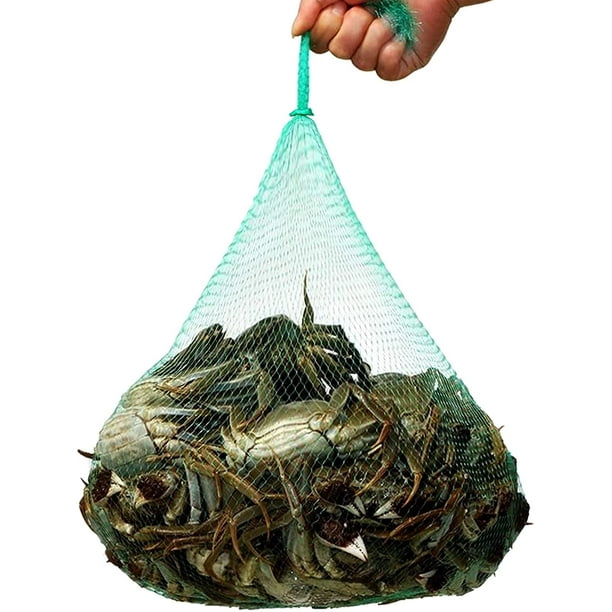 Plastic Mesh Produce Bags, 12 Inch Seafood Boil Bags for Crawfish Crab
