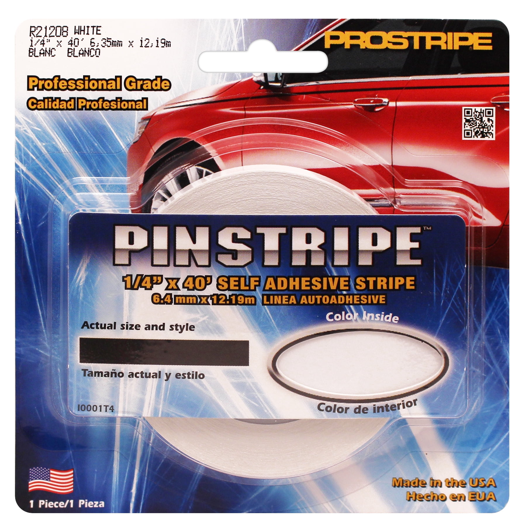 Trimbrite R21208 Pinstripe Tape ProStripe (R) 1/4 Inch Solid Stripe