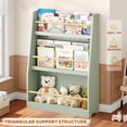 thumbnail image 5 of Kids Bookshelf, 3-Tier Montessori Book Shelf Organizer for Books and Toys, Toddler Bookshelf for Bedroom, Living Room, Playroom, Classroom, Nursery, 5 of 7
