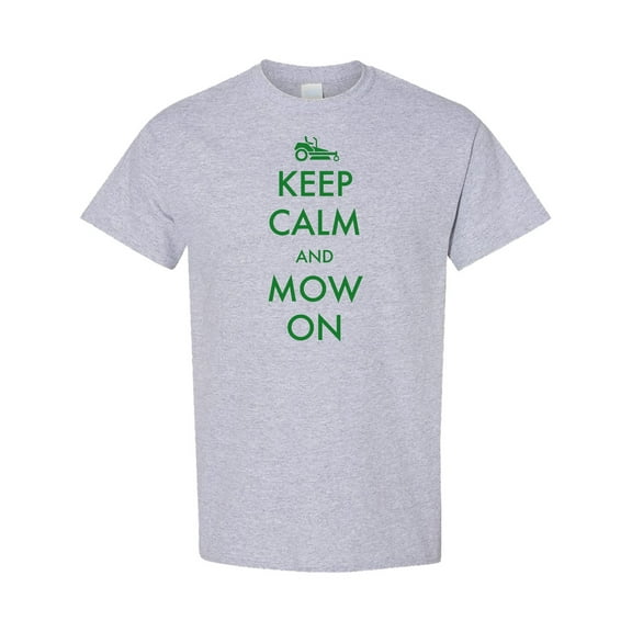 Inktastic Keep Calm and Mow on Zero Turn T-Shirt