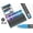 Blue-Purple, variant on Acrylic Paint Pens 22 Assorted Blue And Purple Pro Color Series Specialty Markers Set (0.7mm EXTRA FINE)