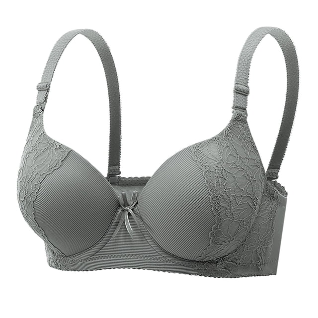 Womens Solid Color Backless Seamless Push-Up U-Shaped Beautiful Back Underwear Everyday Bras
