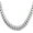 d. 9mm Steel, variant on Men Stainless Steel Necklace Cuban Link Chain, Flat Curb Chain Necklaces Unisex, Silver/Black/Gold Plated Chunky Hip Hop Neck Chain, 6mm/9mm Width, 18-32 Inches Length Jewelry for Mens Women