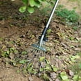 thumbnail image 3 of Metal Leaf Rake, High Efficiency Expandable Leaf Rake  for Yard 9 Teeth,15 Teeth, 3 of 7