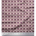 thumbnail image 1 of Soimoi Poly Georgette Fabric Dot & Floral Small Printed Craft Fabric by The Yard 42 Inch Wide, 1 of 3