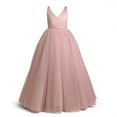 thumbnail image 1 of AAMILIFE Girls Princess Long Dress Girl Ceremony Clothing Kids Evening Party Vestidos Flower Girls Dresses For Weddings, 1 of 3