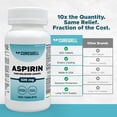 thumbnail image 4 of CUREWELL Enteric Coated Aspirin Tablets 325mg (500 Count) NSAID Pain Reliever & Fever Reducer Coated Aspirin for Adults - Regular Strength for Headache Arthritis Menstrual & Muscle Pain, 4 of 7