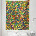 thumbnail image 1 of Mosaic Tapestry, Pixel Art Vivid Motley Tiny Squares Contemporary Quirky Colorful Concept Pattern, Fabric Wall Hanging Decor for Bedroom Living Room Dorm, 5 Sizes, Multicolor, by Ambesonne, 1 of 1