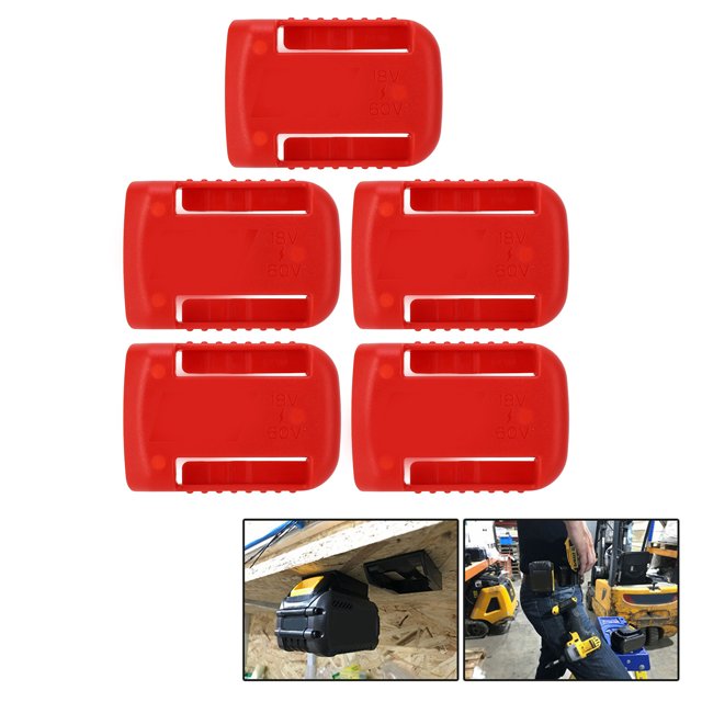 Soporte de montaje para batería de litio juego de soporte de batería de tamaño estándar 5 para DCB141 ANGGREK Otros