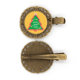 thumbnail image 1 of Merry Christmas Tree Cartoon retrato Broche broche broche broche broche broche, 1 of 3