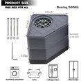 thumbnail image 2 of Vibration Pads for Washing Machine Rubber Washer and Dryer Machine Feet Pads -Walk Slip Mat Washing Machine Stabilizer Base Support Stopping Shaking Moving Noise Dampeners, 2 of 6