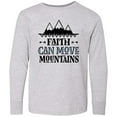 thumbnail image 3 of Inktastic Faith Can Move Mountains Long Sleeve Youth T-Shirt, 3 of 5