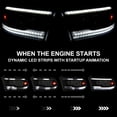 thumbnail image 7 of Spec-D Tuning Black Smoke Switchback Sequential LED Signal Strip Headlights Compatible with 2009-2018 Dodge Ram 1500, 2010-2018 Ram 2500 3500, Left + Right Pair Headlamps Assembly, 7 of 7
