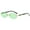 Green, variant on Popular Women Men Shades Oval Sun Glasses for Female Male Summer Traveling UV400 Rimless Sunglasses Round Fashion Gafas De Sol