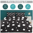 thumbnail image 2 of Moon And Star Print Duvet Cover Set Themed Multicolor Polyester Bedding Set for Bedroom Decoration, 2 of 6