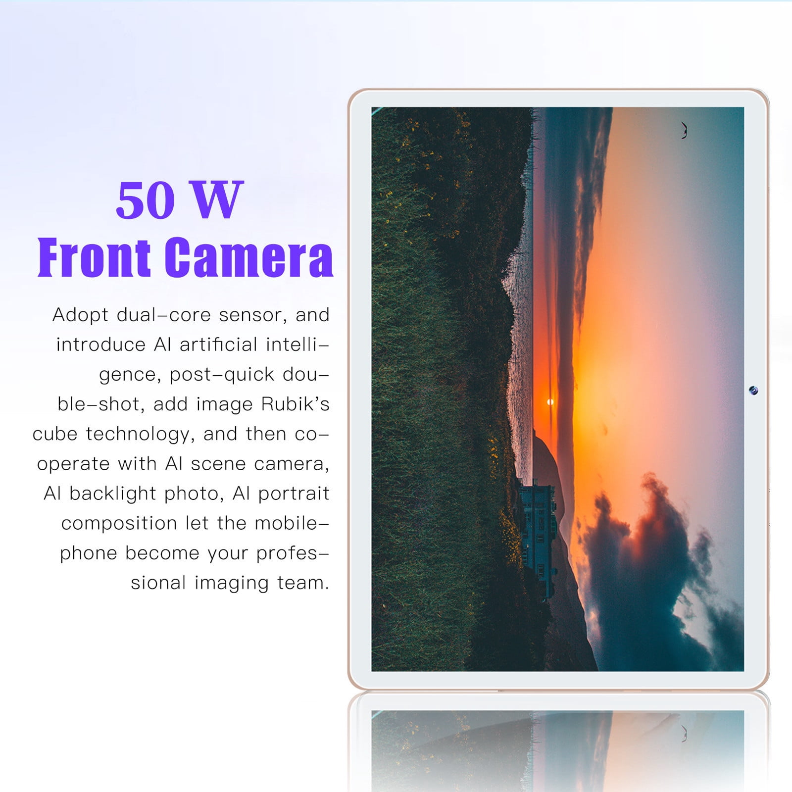 Android Tablet, 8-Core Processor, 2GB RAM, 16GB Storage (Expandable to 256GB), WiFi, Bluetooth, Voice Call, GPS, Dual SIM,Ideal for Learning, Gaming, and Communication