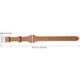 thumbnail image 4 of Exquisite Leather Watchband Creative Watch Strap Watch Replacement Band Watch Accessories Compatible for Galaxy (Coffee), 4 of 7