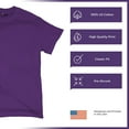 thumbnail image 4 of Tee Hunt True American T-shirt Stars and Stripes Independence Day July 4th Men's Tee, Purple, XX-Large, 4 of 5