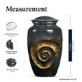thumbnail image 2 of FASHIONZAADI Spiral Large Urn With Keepsake, Memorial Cremation Urns For Ashes Adult Male, Decorative Ashes Holder, Funeral Urns For Human Ashes, Burial Urns, 10 Inch & 1 Keepsake, 2 of 2