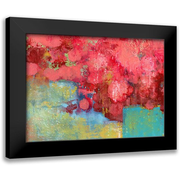 Ogren, Sarah 18x14 Black Modern Framed Museum Art Print Titled - Floral Explosion