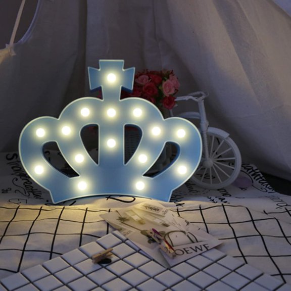 LINLIN Night Light Kids Lamp, LED Night Light Battery Operated LED Girls Light Sign Decorative Table Lamps for Baby Children Bedroom Party