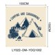 thumbnail image 4 of Bandera de camping Bandera de jardín Bandera de exterior para decoración Patio trasero shamjiam bandera colgante, 4 of 9