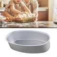 thumbnail image 2 of Pack of 6 Cake Aluminum Alloy Baking Oval Cake Pans Baking Pans Suitable for Cake Dessert Baking, 2 of 8