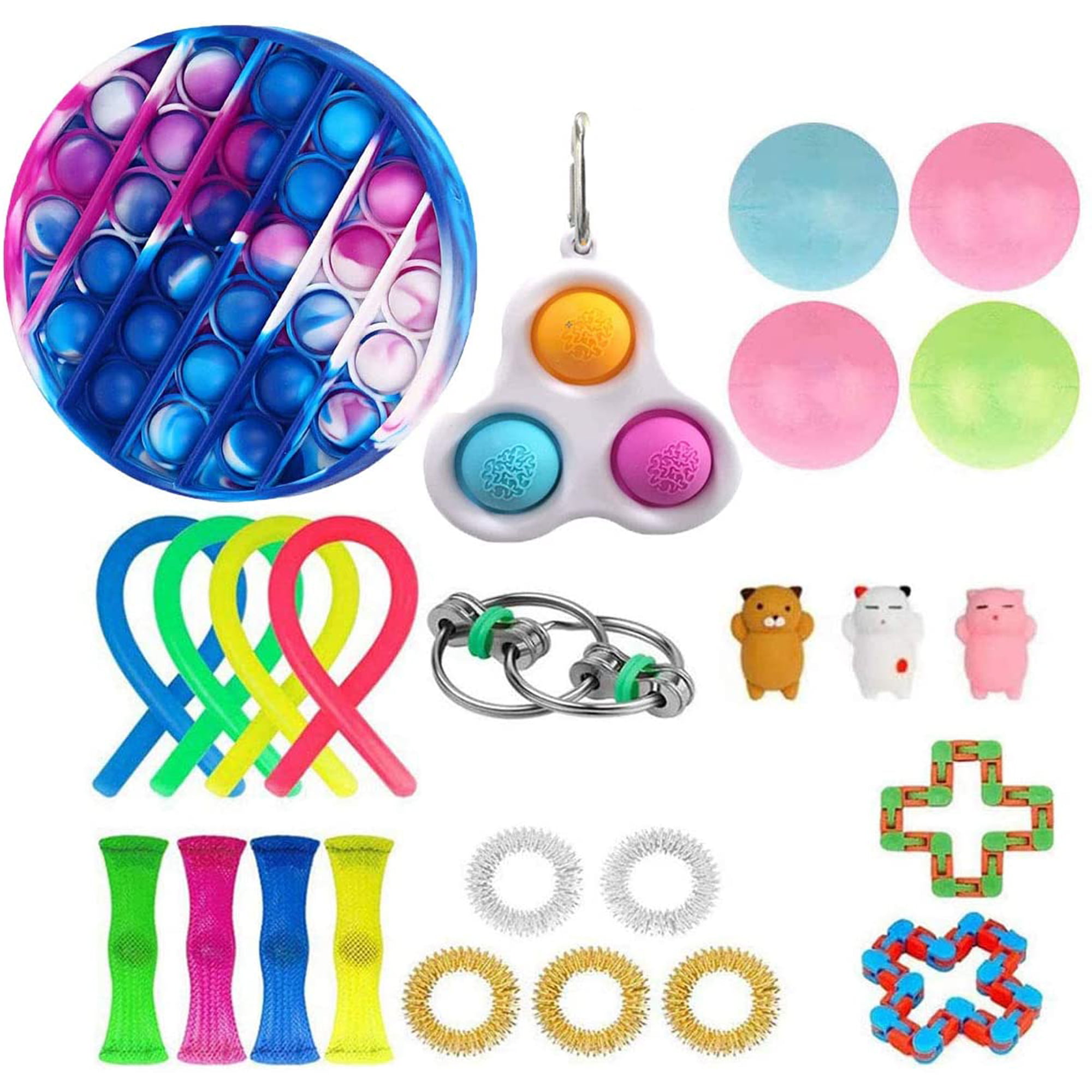 3~25PCS Fidget Toys Set Sensory Tools Bundle Stress Relief Hand Kids Adults Toy 