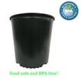 thumbnail image 6 of Viagrow 2 Gallon Plastic Nursery Pots with Saucers (7.57 liters / 2 gallon) 10-Pack, 6 of 7