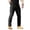 Black #6, variant on Mens Pants Army Water Repellent Rip Stop Cargo Pants Lightweight Relaxed Fit Utility Trousers Durable Waistband Trousers with Multi Pocket, Khaki M