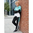 thumbnail image 5 of PureChapter Boys Clothing Sets Color Block Zip Up Hooded Jacket & Jogger Pants 2-Piece Tracksuit for Kids 7-14, 5 of 9