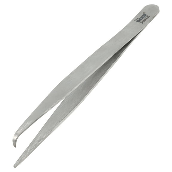 The Beadsmith Split Ring Tweezers – Opens Split Rings for Attaching Charms & Key Chains, 4.75”