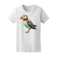thumbnail image 2 of Bright Puffin Bird T-Shirt Women -Image by Shutterstock, Female Large, 2 of 4