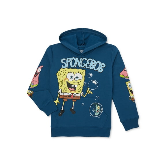 SpongeBob SquarePants Boys Graphic Hoodie Sweatshirt, Sizes 4-20