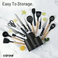 thumbnail image 3 of Carote 16Pcs Kitchen Knife Set with Cooking Utensil Set and Gadgets, Stainless Steel Blade, Black, 3 of 9