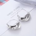 thumbnail image 4 of 2pcs PENDIENTESPendientes colgantes de cesta de flores irregulares creativos para, 4 of 5