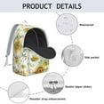thumbnail image 4 of Country Sunflower Farm Theme Backpack – Bright Yellow Bloom Pattern, Oxford Durable Material, Large Capacity for School and Travel, 4 of 5