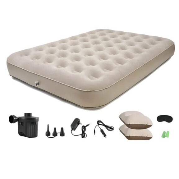 Colchón Inflable Queen Beige