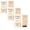 B, variant on Double-headed Eraser Foundation Stick - Lightweight Buildable Medium to Full Coverage Makeup Stick with Brush, Multi-Use Contour Highlight Conceal, Natural Finish, Makeup Organizers