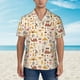 thumbnail image 2 of Balery UAE Travel1 Camisas hawaianas de manga corta para hombre, camisas playeras de corte holgado, camisas de vacaciones con botones,Large, 2 of 7