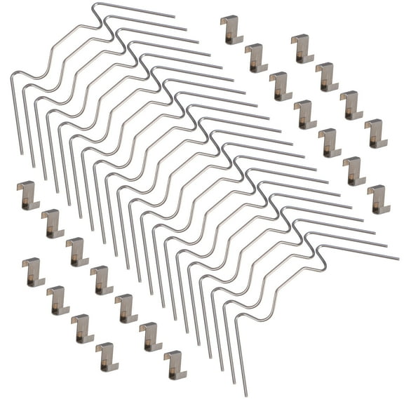 100 Pcs Steel Greenhouse Glass Clamps for Plant Support, Shade Accessories, Garden Hardware