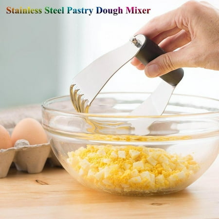 Blender Cutter Assembly Tbest New Kitchen Craft Stainless Steel Pastry Dough Cutter Blender Mixer Whisk Baking Handheld , Pastry Blender, Dough Blender ()