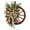 Brown, variant on Wheel Wreath - Rustic Wooden Door Hanging Farmhouse Wagon Wheels Wreath Christmas Wreath for Front Door Winter Holiday Decoration 12 Inch - Wreath*1