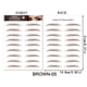 thumbnail image 2 of Parches para cejas simulados e impermeables, parches para cejas estilo tatuaje, parches ecológicos para cejas, parche para cejas, 2 of 2