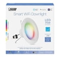 thumbnail image 1 of Feit Downlight Encastré Rond Blanc à Intensité Réglable, DEL Intégrée Wi-Fi Intelligente, 5 Po Ou 6 Po, 75 Watts Équivalents, 1 of 2
