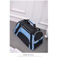 thumbnail image 2 of Bluelander Transportín Para Perros Y Gatos, Razas Pequeñas, Plegable Con Cremallera, Cómodo Y Resistente, I Mochila Transportín Para Perros, Gatos Y Cachorros, Base Amplia Acolchada, 2 of 5