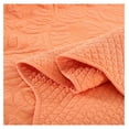thumbnail image 6 of 3-Piece 100% Cotton Oversized Bedspread Lightweight Quilt Coverlet Embroidery Farmhouse Bedding Set T0 (Salmon, Queen (100"x106")), 6 of 8
