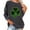 Dark Gray, variant on ZHYou Womens T-Shirts Valentine's Day Loose Fit Long Sleeve St. Patrick's Day Printed V-Neck Casual Soft Spring Summer Shirts,Black,Pink,Red,Gray,Khaki,S,M,L,XL,2XL ,3XL,Black,M