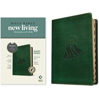 NLT Personal Size Giant Print Bible, Filament Enabled (LeatherLike
